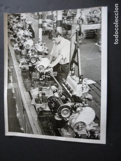Fotografia antica: FABRICA AUTOMOVIL AUSTIN EN BIRMINGHAM ANTIGUA FOTOGRAFIA ORIGINAL 15 X 20 CM