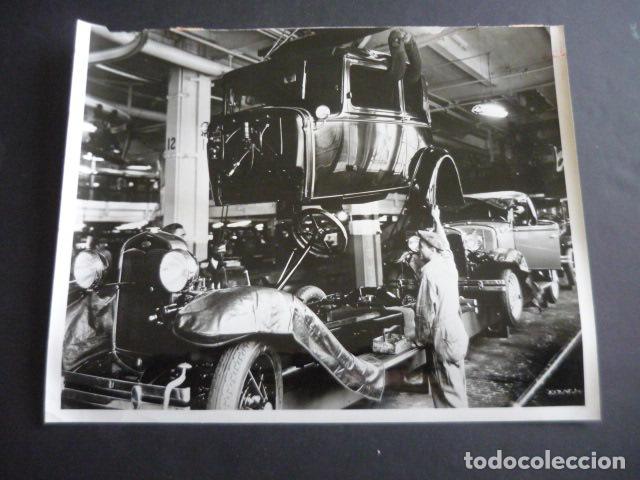 Fotografia antica: FABRICA AUTOMOVILES FORD ANTIGUA FOTOGRAFIA ORIGINAL 18 X 24 CM
