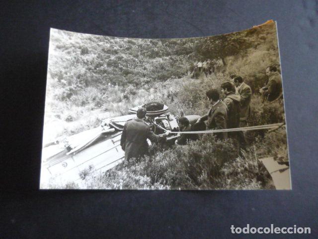 Fotografia antica: ALMOGIA MALAGA ACCIDENTE AVIACION ANTIGUA FOTOGRAFIA ORIGINAL 18 X 12 CM