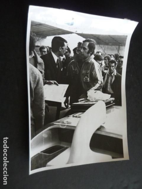 Fotografia antica: SANDRO MUNARI CORREDOR AUTOMOVILISMO ANTIGUA FOTOGRAFIA ORIGINAL 18 X 12 CM