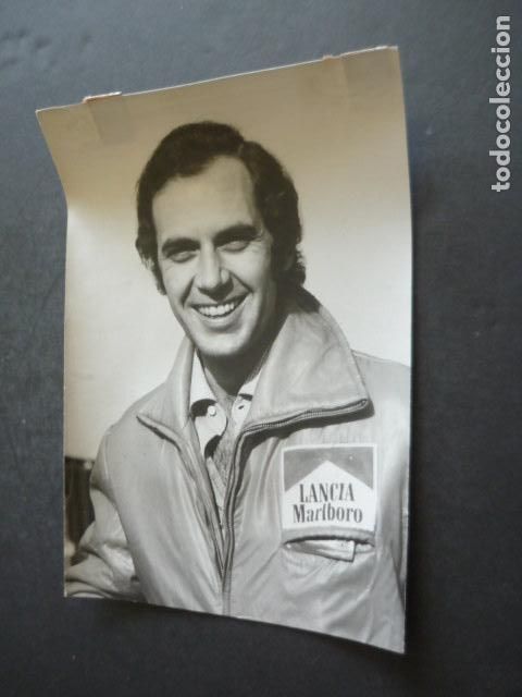 Fotografia antica: SANDRO MUNARI CORREDOR AUTOMOVILISMO ANTIGUA FOTOGRAFIA ORIGINAL 18 X 12 CM