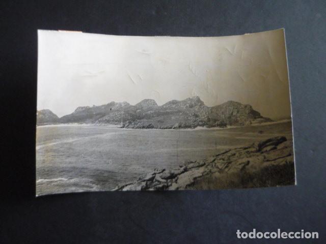 Alte Fotografie: VIGO PONTEVEDRA ISLAS CIES ANTIGUA FOTOGRAFIA ORIGINAL 18 X 11 CM