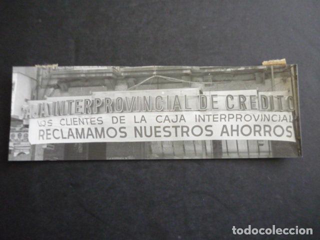 Alte Fotografie: ORENSE ESTAFA CAJA INTERPROVINCIAL FOTOGRAFIA 5 X 17 CM