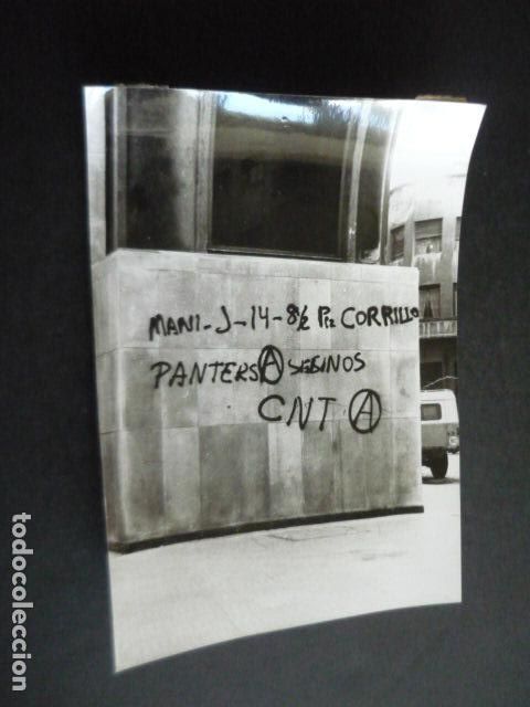 Fotografia antica: SALAMANCA PINTADAS DE LA CNT TRANSICCION FOTOGRAFIA 13 X 18 CM