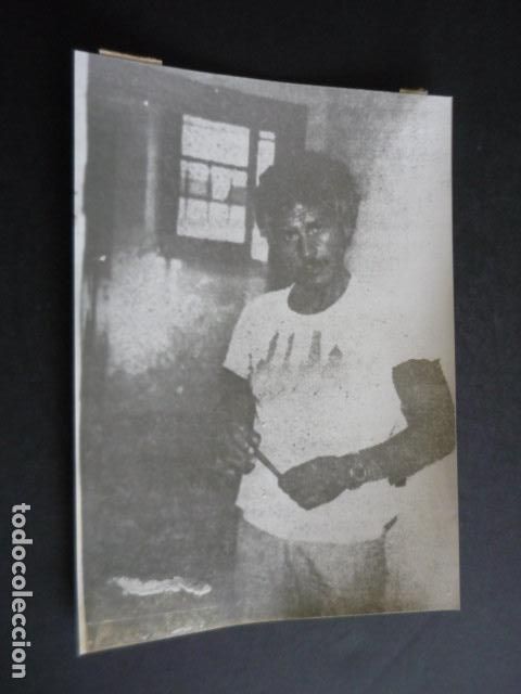 Antique Photography: BARCELONA HUELGA DE HAMBRE ARGENTINO FOTOGRAFIA 18 X 13 CM