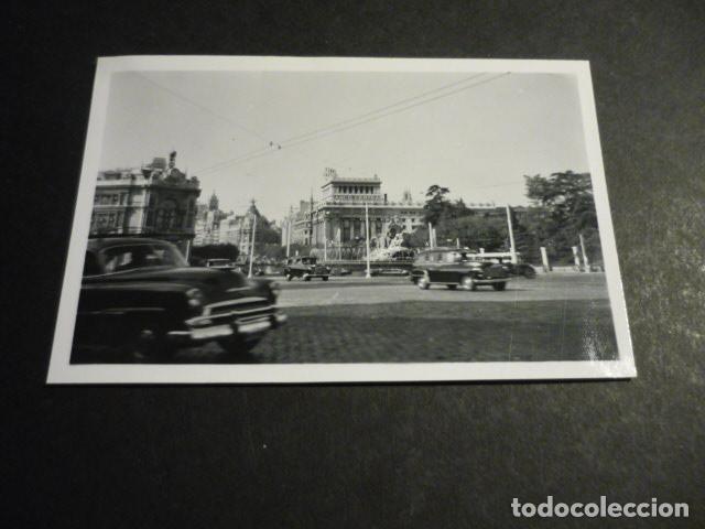 Alte Fotografie: MADRID PLAZA DE CIBELES ANTIGUA FOTOGRAFIA 6 X 9 CM
