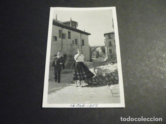 Fotografia antica: MADRID CALLE SEGOVIA CASAS A LA MALICIA ANTIGUA FOTOGRAFIA 6 X 9 CM