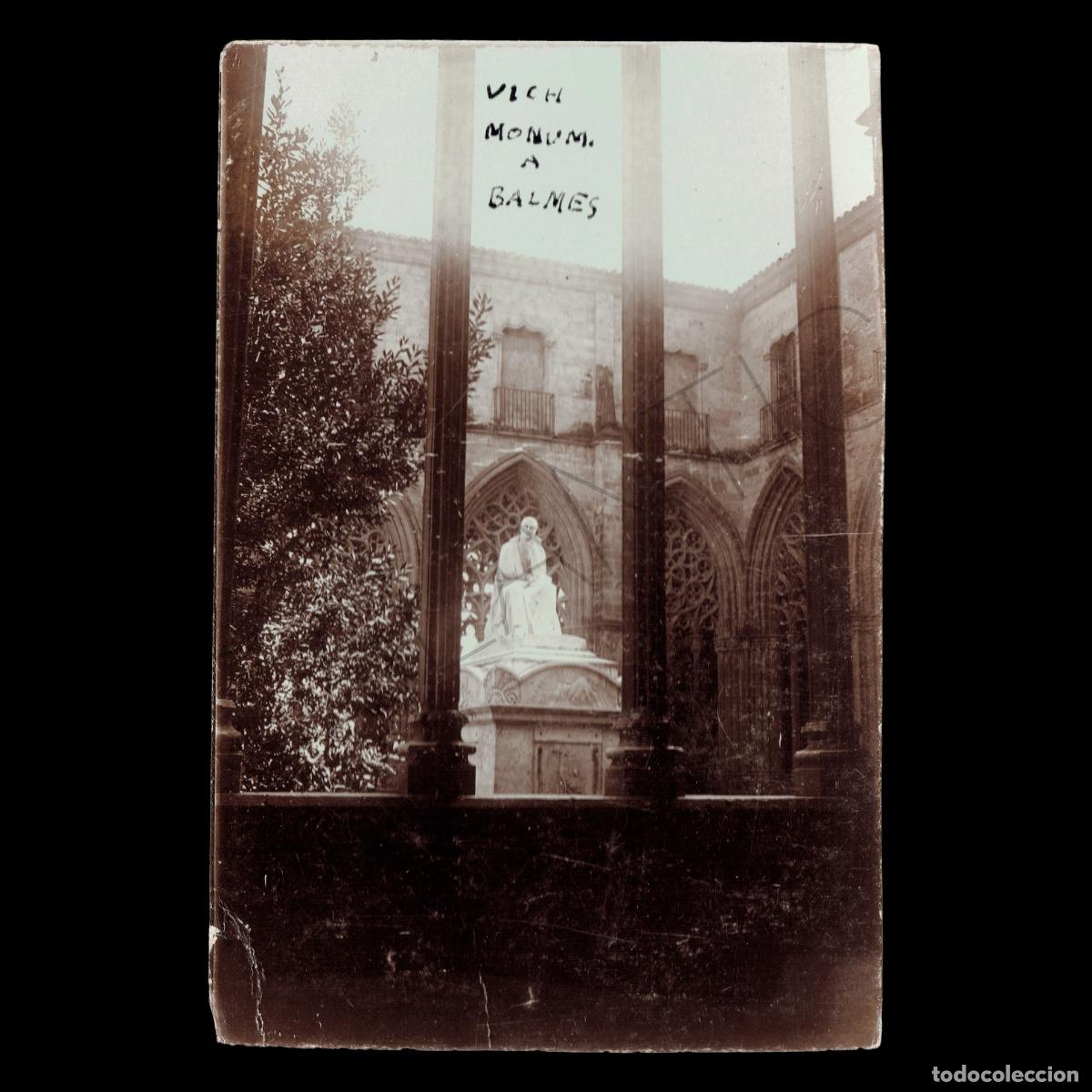 Antique Photography: Fotografia Vic &ndash; Monument a Jaume Balmes &ndash; Catedral de Sant Pere &ndash; Anys 30 &ndash; Rep&uacute;blica