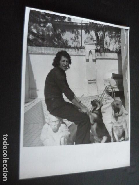 Fotografia antica: ENRIC SIO DIBUJANTE ANTIGUA FOTOGRAFIA ORIGINAL 18 X 24 CM