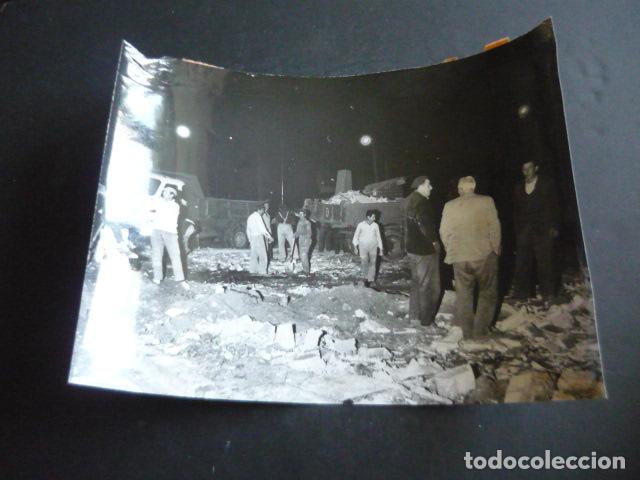 Fotograf&iacute;a antigua: MADRID OBRAS EN LA PLAZA DE LA REPUBLICA ARGENTINA MONUMENTO ANTIGUA FOTOGRAFIA ORIGINAL 24 X 18 CM