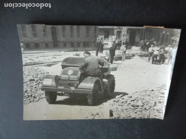 Fotograf&iacute;a antigua: MADRID OBRAS EN LA CALLE SAGASTA DESAPARICION BOULEVARES ANTIGUA FOTOGRAFIA ORIGINAL 12 X 18 CM