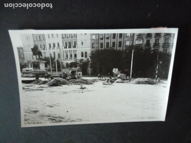 Fotograf&iacute;a antigua: MADRID OBRAS EN LA CALLE ALCALA ANTIGUA FOTOGRAFIA ORIGINAL 12 X 18 CM