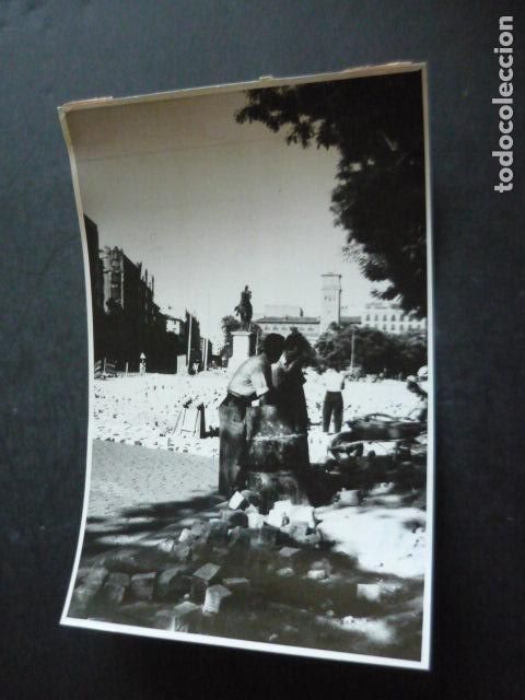 Fotograf&iacute;a antigua: MADRID OBRAS EN LA CALLE ALCALA ANTIGUA FOTOGRAFIA ORIGINAL 12 X 18 CM