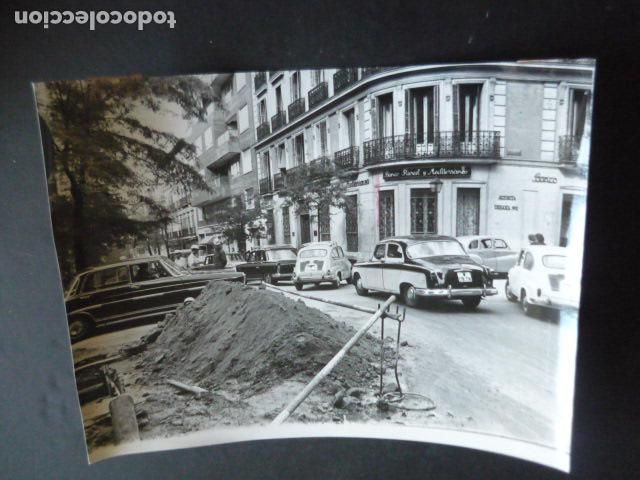 Fotograf&iacute;a antigua: MADRID OBRAS EN LA CALLE AYALA ANTIGUA FOTOGRAFIA ORIGINAL 18 X 24 CM