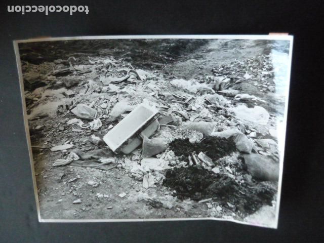 Fotograf&iacute;a antigua: MADRID RIO MANZANARES ESCOMBROS ANTIGUA FOTOGRAFIA ORIGINAL 18 X 24 CM