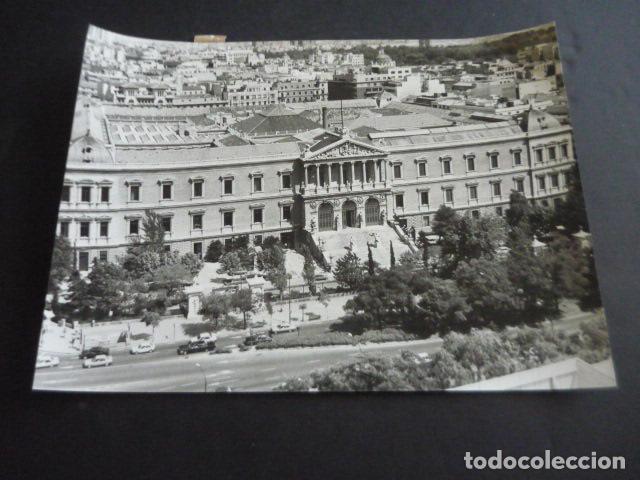 Fotografia antica: MADRID BIBLIOTECA NACIONAL ANTIGUA FOTOGRAFIA ORIGINAL 18 X 24 CM