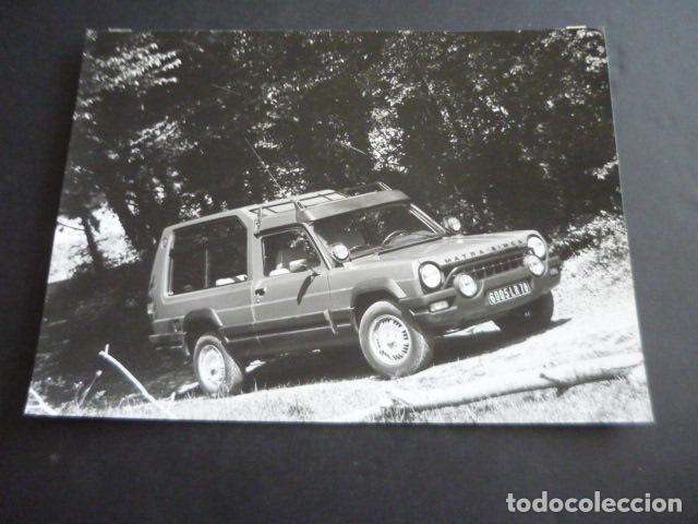 Fotograf&iacute;a antigua: AUTOMOVIL MATRA SIMCA RANCHO ANTIGUA FOTOGRAFIA ORIGINAL 18 X 24 CM