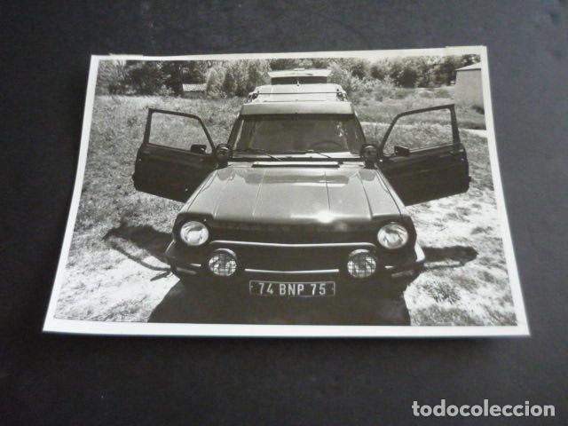 Fotografia antica: AUTOMOVIL MATRA SIMCA RANCHO ANTIGUA FOTOGRAFIA ORIGINAL 12 X 18 CM