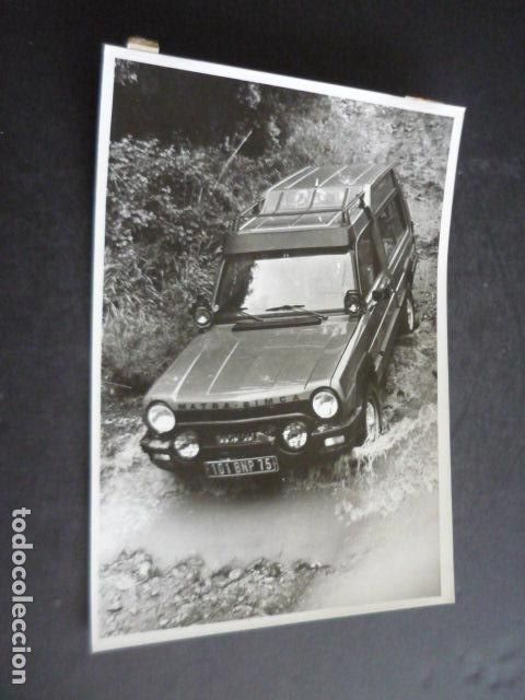 Fotografia antica: AUTOMOVIL MATRA SIMCA RANCHO ANTIGUA FOTOGRAFIA ORIGINAL 12 X 18 CM