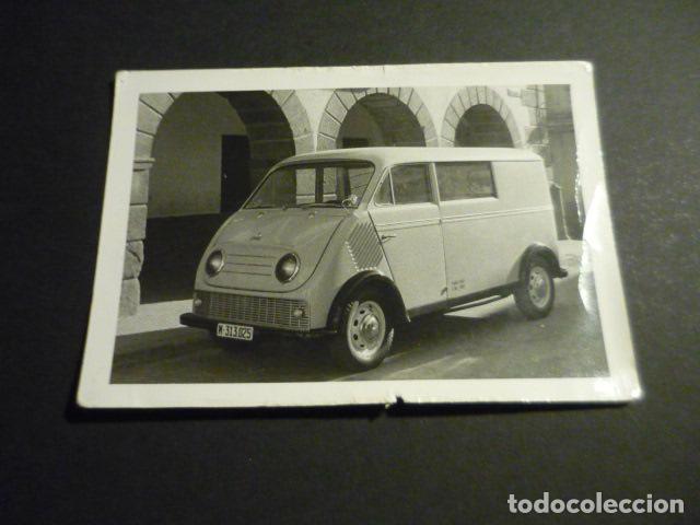 Fotografia antica: FURGONETA DKW F89 L DE IMOSA ANTIGUA FOTOGRAFIA 11 X 8 CM