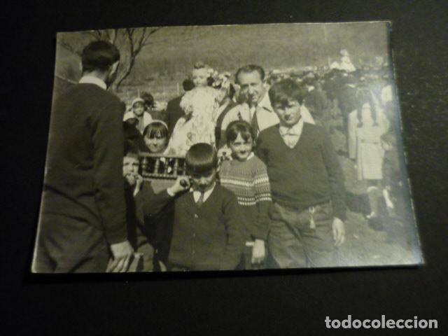 Alte Fotografie: RIAZA SEGOVIA PROCESION VIRGEN HONTANARES ANTIGUA FOTOGRAFIA 11 X 8 CM