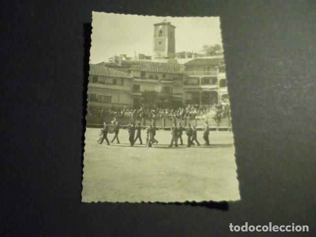 Antique Photography: CHINCHON MADRID CORRIDA DE TOROS ANTIGUA FOTOGRAFIA 11 X 8 CM