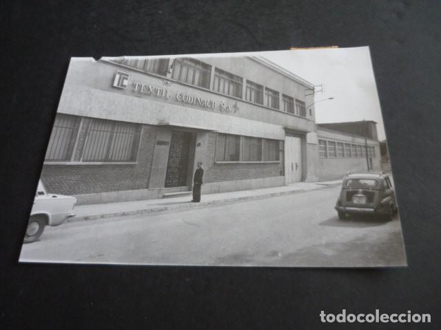 Fotografia antica: BARCELONA TEXTIL CODINACH ANTIGUA FOTOGRAFIA 13 X 18 CM