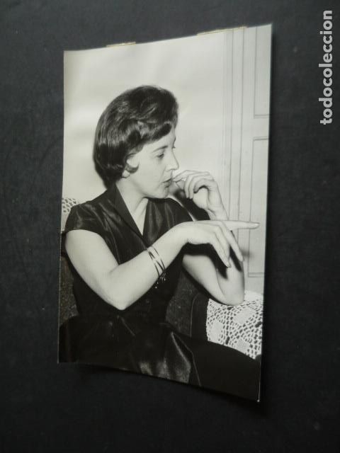 Fotografia antica: BEATRIZ TUSSET DIRECTORA VIOLINISTA ANTIGUA FOTOGRAFIA ORIGINAL 12 X 18 CM