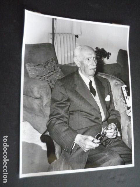 Fotografia antica: JOSE MAR&Iacute;A PEM&Aacute;N ESCRITOR ANTIGUA FOTOGRAFIA ORIGINAL 18 X 24 CM