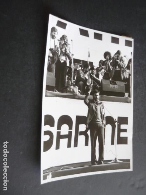 Fotograf&iacute;a antigua: MADRID MANIFESTACION POR LA PAZ FELIPE GONZALEZ ANTIGUA FOTOGRAFIA ORIGINAL 18 X 13 CM