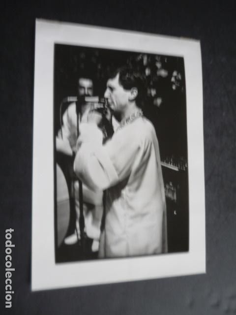 Fotograf&iacute;a antigua: JORGE PARDO CANTANTE DE JAZZ ANTIGUA FOTOGRAFIA ORIGINAL 18 X 13 CM