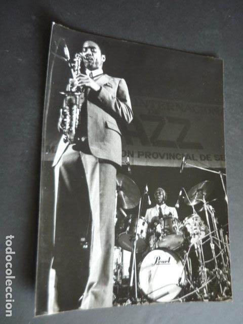 Fotograf&iacute;a antigua: ART BLACKEY MUSICO JAZZ ANTIGUA FOTOGRAFIA ORIGINAL 18 X 24 CM