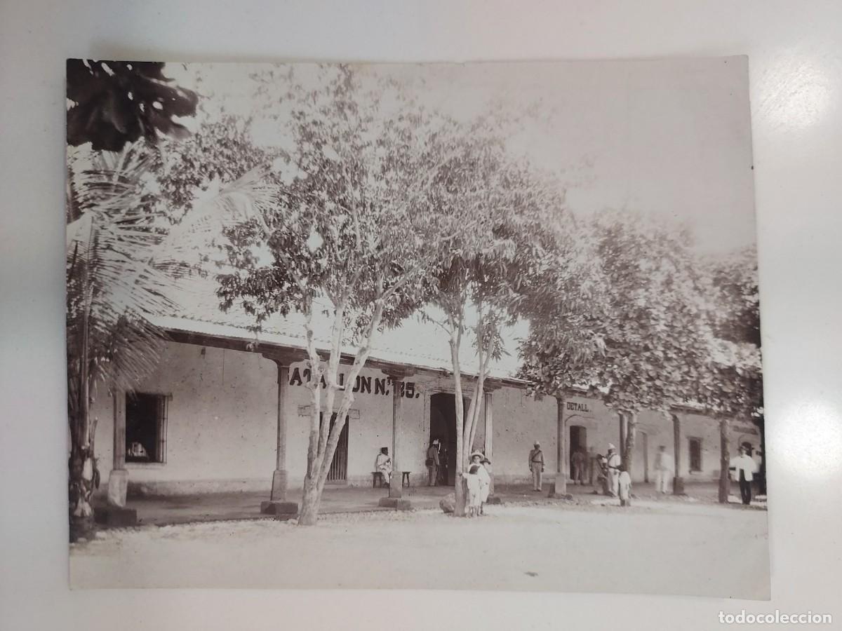 Fotograf&iacute;a antigua: FOTOGRAFIA ANTIGUA MEXICO 1907. CUARTEL MILITAR SOLDADOS EN TAPACHULA, CHIAPAS. 11 X 9 CM. PAPEL