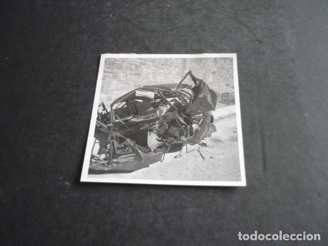 Fotograf&iacute;a antigua: ACCIDENTE AUTOMOVIL ANTIGUA FOTOGRAFIA ORIGINAL 9 X 9 CM