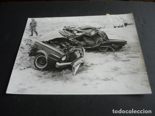 Fotografia antiga: MADRID ACCIDENTE AUTOMOVIL ANTIGUA FOTOGRAFIA ORIGINAL 18 X 24 CM