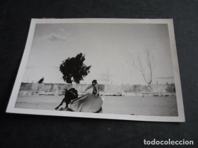 Fotografia antica: TALAVERA LA REAL BADAJOZ ELOY GARCIA NARANJITO TORERO FOTOGRAFIA ORIGINAL 7 X 10 CM