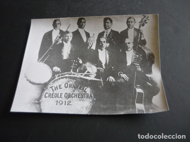 Fotografia antica: ORQUESTA DE JAZZ CREOLE ANTIGUA FOTOGRAFIA ORIGINAL 18 X 13 CM