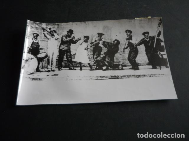 Alte Fotografie: NUEVA ORLEANS CONJUNTO DE JAZZ ANTIGUA FOTOGRAFIA ORIGINAL 12 X 18 CM