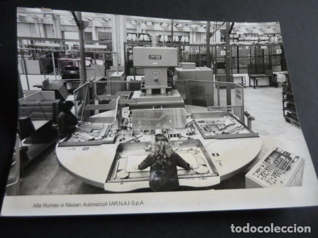 Fotografia antica: FACTORIA AUTOMOVILES ALFA ROMEO ANTIGUA FOTOGRAFIA ORIGINAL 18 X 24 CM