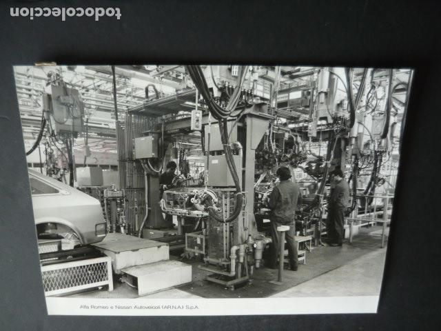 Fotograf&iacute;a antigua: FACTORIA AUTOMOVILES ALFA ROMEO Y NISSAN ANTIGUA FOTOGRAFIA ORIGINAL 18 X 24 CM