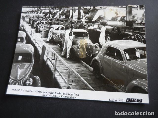 Fotograf&iacute;a antigua: FACTORIA AUTOMOVILES FIAT EN ITALIA ANTIGUA FOTOGRAFIA ORIGINAL 18 X 24 CM