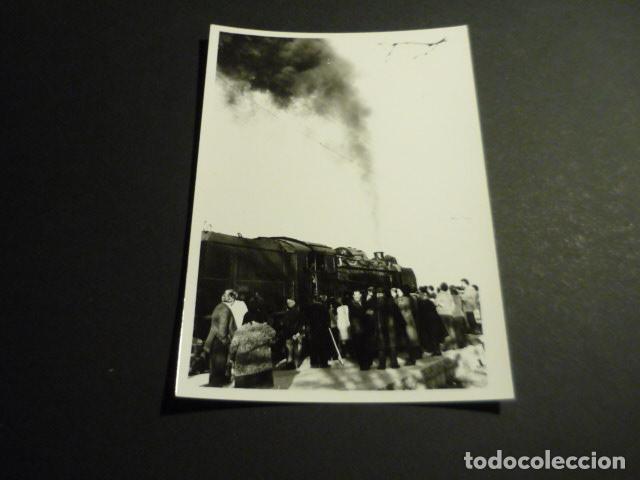 Alte Fotografie: TREN CENTENARIO LINEA MADRID CACERES PORTUGAL TALAVERA DE LA REINA ANTIGUA FOTOGRAFIA 9 X 13 CM