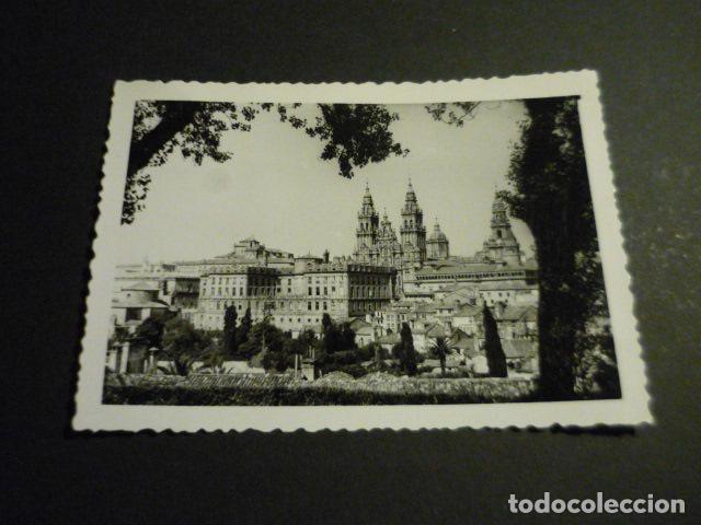 Fotograf&iacute;a antigua: SANTIAGO DE COMPOSTELA VISTA ANTIGUA FOTOGRAFIA 7 X 10 CM