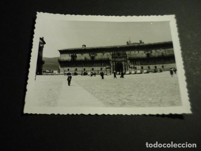 Fotograf&iacute;a antigua: SANTIAGO DE COMPOSTELA HOSTAL DE LOS REYES CATOLICOS ANTIGUA FOTOGRAFIA 7 X 10 CM