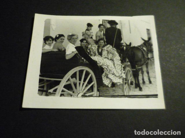 Fotografia antica: MORON SEVILLA FERIA ANTIGUA FOTOGRAFIA 6 X 8 CM