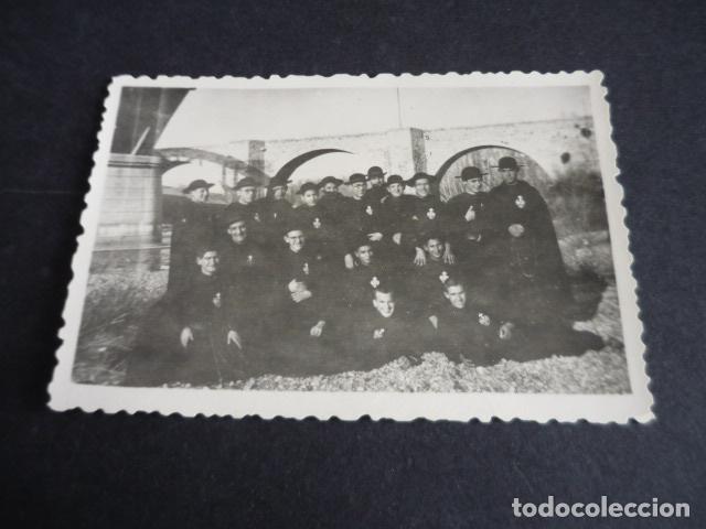 Fotografia antica: ARANDA DE DUERO BURGOS GRUPO PADRES PASIONISTAS FOTOGRAFIA 6 X 9 CM
