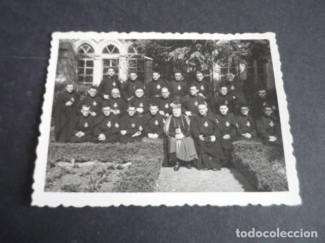 Fotografia antica: ARANDA DE DUERO BURGOS GRUPO PADRES PASIONISTAS FOTOGRAFIA 6 X 9 CM ESPINAR FOTOGRAFO