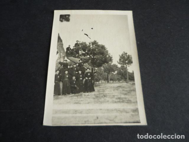 Fotografia antica: ARANDA DE DUERO BURGOS GRUPO PADRES PASIONISTAS FOTOGRAFIA 6 X 9 CM