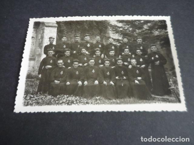 Fotografia antica: PE&Ntilde;AFIEL VALLADOLID GRUPO DE PADRES PASIONISTAS ANTIGUA FOTOGRAFIA 9 X 13 CM MIGUEL FOTOGRAFO