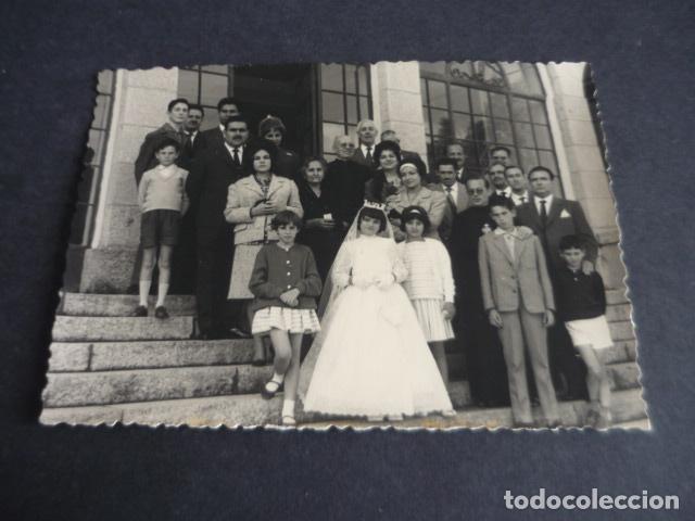 Fotografia antica: GUADARRAMA MADRID SANATORIO ANTITUBERCULOSO COMUNION FOTOGRAFIA 8,5 X 11,5 CM A. BENITO FOTOGRAFO
